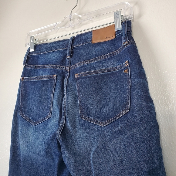 Madewell Cali Demi Boot Patch Pocket Crop Flare Jeans Size 25 - Picture 4 of 8